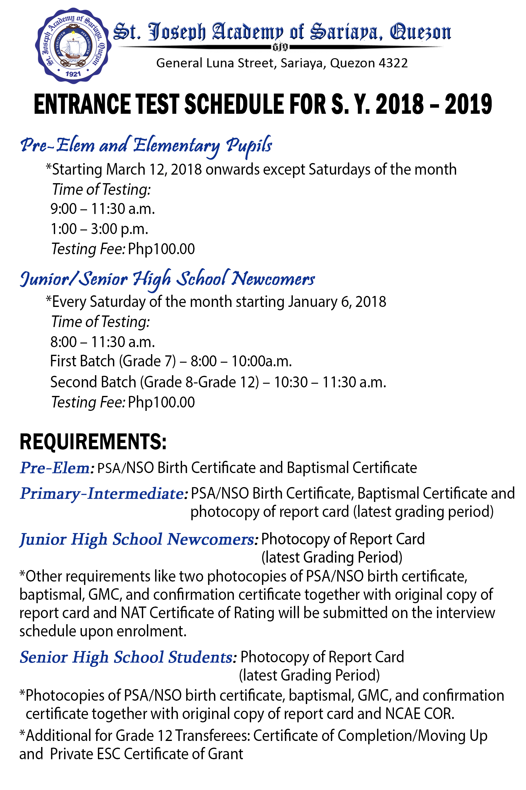 2x3ft-Entrance_Test_Schedule2018-19
